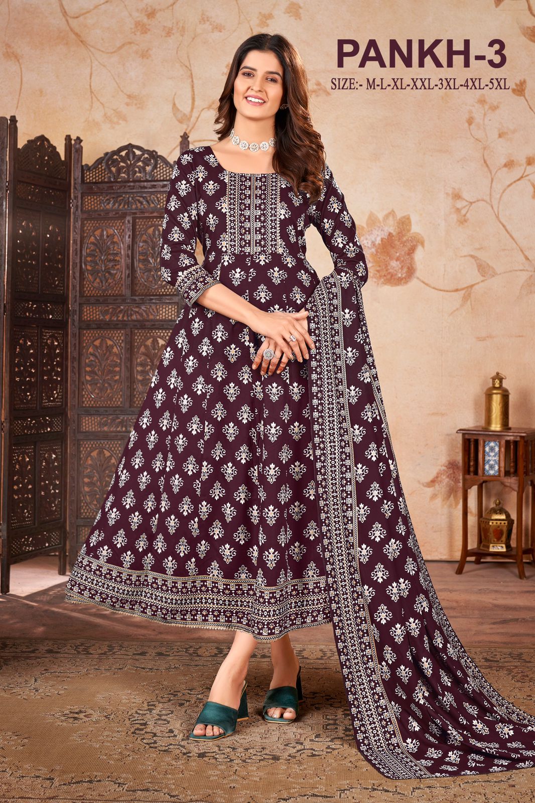 Pankh 3 By Sangeet Rayon Gold Printed Kurti With Dupatta Wholesale Shop In Surat